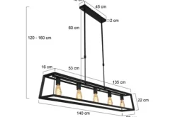 Steinhauer Hanglamp 2675ZW Buckley Mexlite