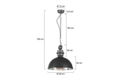 Best Steinhauer Hanglamp 2661ZW Gaeve Mexlite