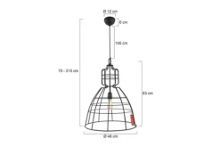 Anne Lighting Hanglampen^Hanglamp 7872ZW Mark III