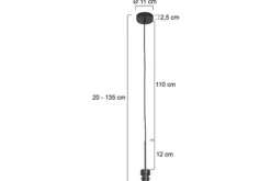 Sale Steinhauer Hanglamp 3602ZW Sparkled Light