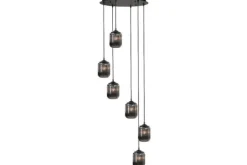 Highlight Hanglampen^Hanglamp Zwart Castel