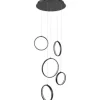 Highlight Hanglampen^Hanglamp Zwart Olympia