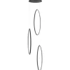 Highlight Hanglampen^Hanglamp Zwart Olympia Oval