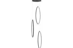 Highlight Hanglampen^Hanglamp Zwart Olympia Oval