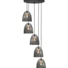 Online Highlight Hanglamp Zwart Rookglas Fantasy