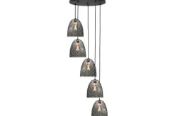 Online Highlight Hanglamp Zwart Rookglas Fantasy