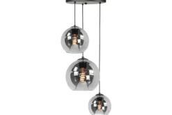 Discount Highlight Hanglamp Zwart Rookglas Fantasy