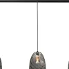 Highlight Hanglampen^Hanglamp Zwart Rookglas Fantasy