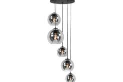 Discount Highlight Hanglamp Zwart Rookglas Fantasy