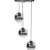 New Highlight Hanglamp Zwart Semi Rookglas Fantasy