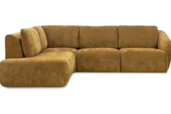 Ronde Banken|Loungebanken^Hoekbank Dark Honey MB-67.050 Matteo