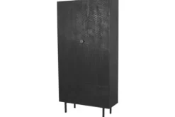 Hot Hoge kast Zwart AC-49.055 Cotia