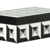 Richmond Interiors Decoratie^Juwelenbox Black White Klein 212087 Licia