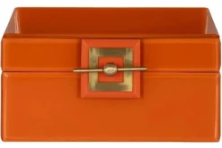 Richmond Interiors Decoratie^Juwelenbox Oranje Groot 212096 Bodine