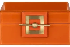 Richmond Interiors Decoratie^Juwelenbox Oranje Klein 212095 Bodine