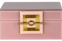 Richmond Interiors Decoratie^Juwelenbox Roze Klein 212093 Bodine