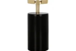 Richmond Interiors Decoratie^Kandelaar Black Gold Groot 211585 Caya