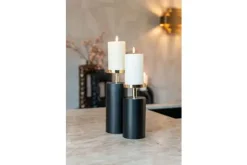 Richmond Interiors Decoratie^Kandelaar Black Gold Klein 211584 Caya
