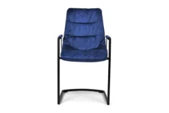 Olijk Eetkamerstoelen^Keukenstoel velvet blue Knus