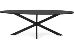 Livingfurn Eettafels^Keukentafel - zwart Oslo