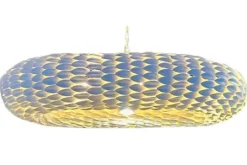 Leclercq & Bouwman Hanglampen^LB750-8+1 ovaal textured white Coco |