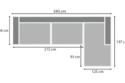 New Be Inspired Quick Loungebank stof Tokio 170 Amarillo