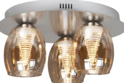Highlight Plafondlamp^Plafondlamp Amberglas Nebula