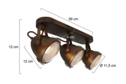 Online Steinhauer Plafondlamp 1314B Paco Mexlite