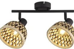 Searchlight Plafondlamp^Plafondlamp 19931-2BK Lance