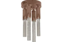 Toms Luxury Lights Plafondlamp^Plafondlamp 4-lichts Antiek Brons Maud