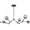 Sale Toms Luxury Lights Plafondlamp 8-lichts Zwart Cas