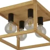 Searchlight Plafondlamp^Plafondlamp 54742-4NA Square