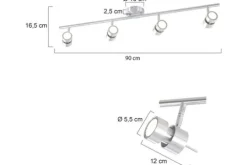 Steinhauer Spots|Plafondlamp^Plafondlamp 7904ST Natasja