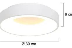 Best Steinhauer Plafondlamp 3086W Ringlede