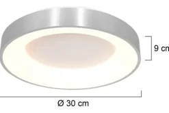 Steinhauer Plafondlamp^Plafondlamp 3086ZI Ringlede