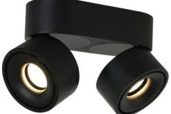 Steinhauer Spots|Plafondlamp^Plafondlamp 2674ZW Fez Black Mexlite