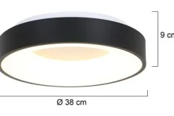 Steinhauer Plafondlamp^Plafondlamp 2562ZW Ringlede