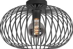 Highlight Plafondlamp^Plafondlamp Zwart Bolato