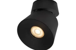 New Lucide Plafondspot Zwart Trigono