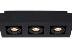 Clearance Lucide Plafondspot Zwart Xirax