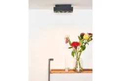 Outlet Lucide Plafondspot Zwart Xirax