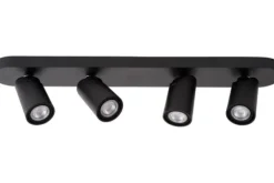 Outlet Lucide Plafondspot Zwart Xyrus