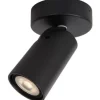 Lucide Plafondspot Zwart Xyrus
