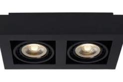 Outlet Lucide Plafondspot Zwart Zefix