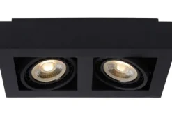 Outlet Lucide Plafondspot Zwart Zefix