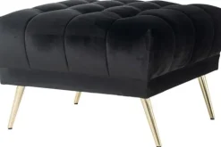 Richmond Interiors Poefen^Poef 211255 Antraciet Velvet Huxley