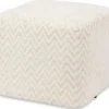 Richmond Interiors Poefen^Poef 216375 Beige Chevron Ciela