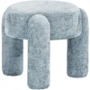Richmond Interiors Poefen^Poef 212317 Light Blue Chenille Holly