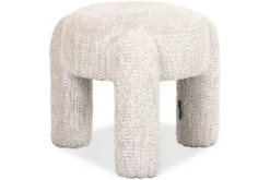 Richmond Interiors Poefen^Poef 212721 Lovely Cream Holly