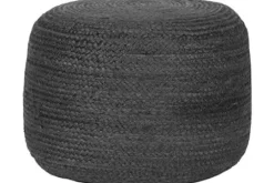 Label51 Poefen^Poef Antraciet SH-24.092 Jute